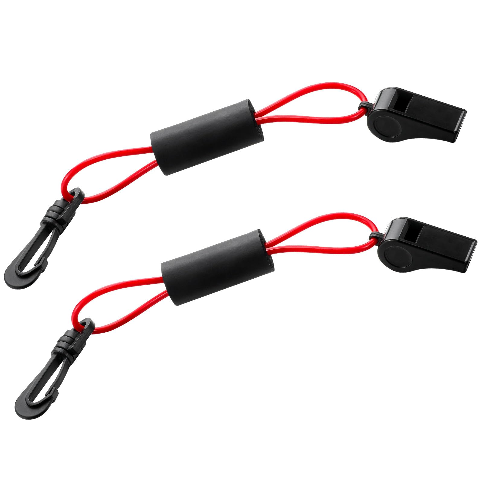 Seenelling 2 Pcs Whistle with Lanyard for Safety