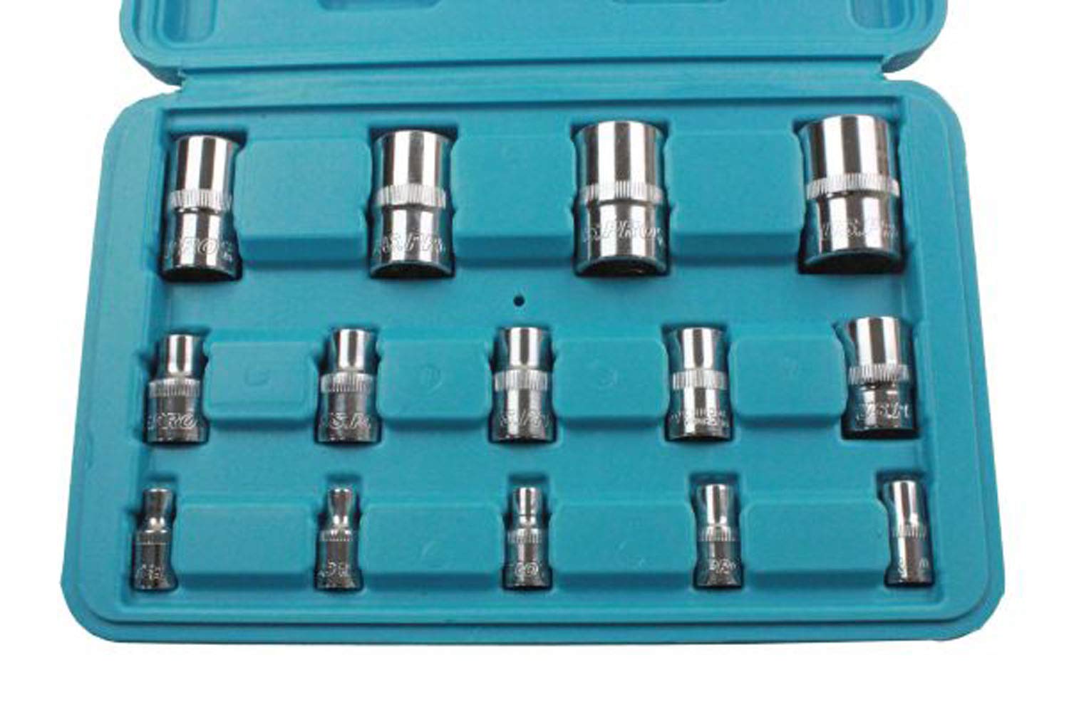 US PRO 14 Piece Female Torx Star Chrome Vanadium Socket Set 1/4 3/8 1/2 B1694