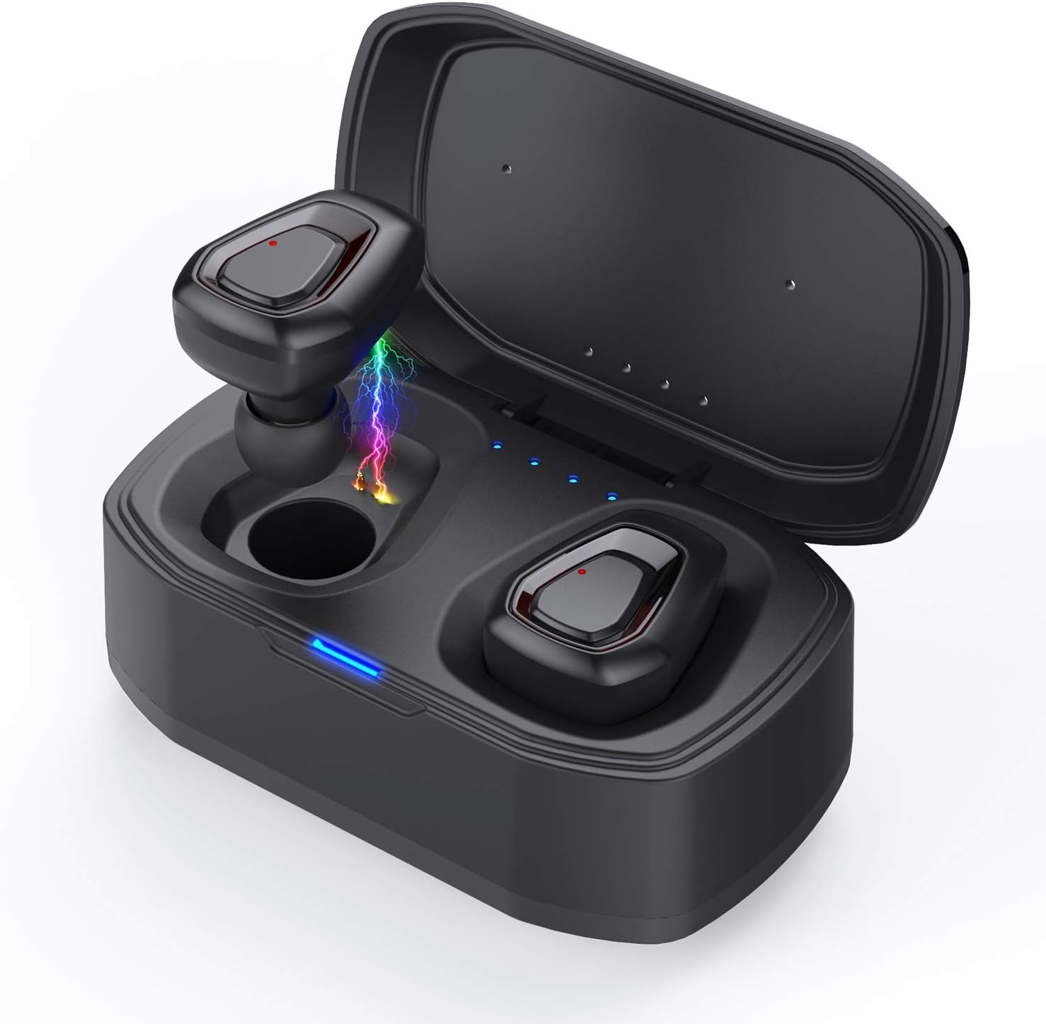 AUCEE Wireless Bluetooth Earbuds, A7 Wireless Headphones Bluetooth 4.2 Earphones Stereo Sound Deep Bass Mini Wireless Headset with Charging Case