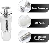 ZFYQ Toilet Seat Fittings 4 Pcs Expansion Screws Universal Hinges Bolts view 3