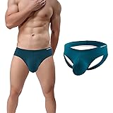 ZONBAILON Mens Bulge Enhancing Jockstrap Briefs