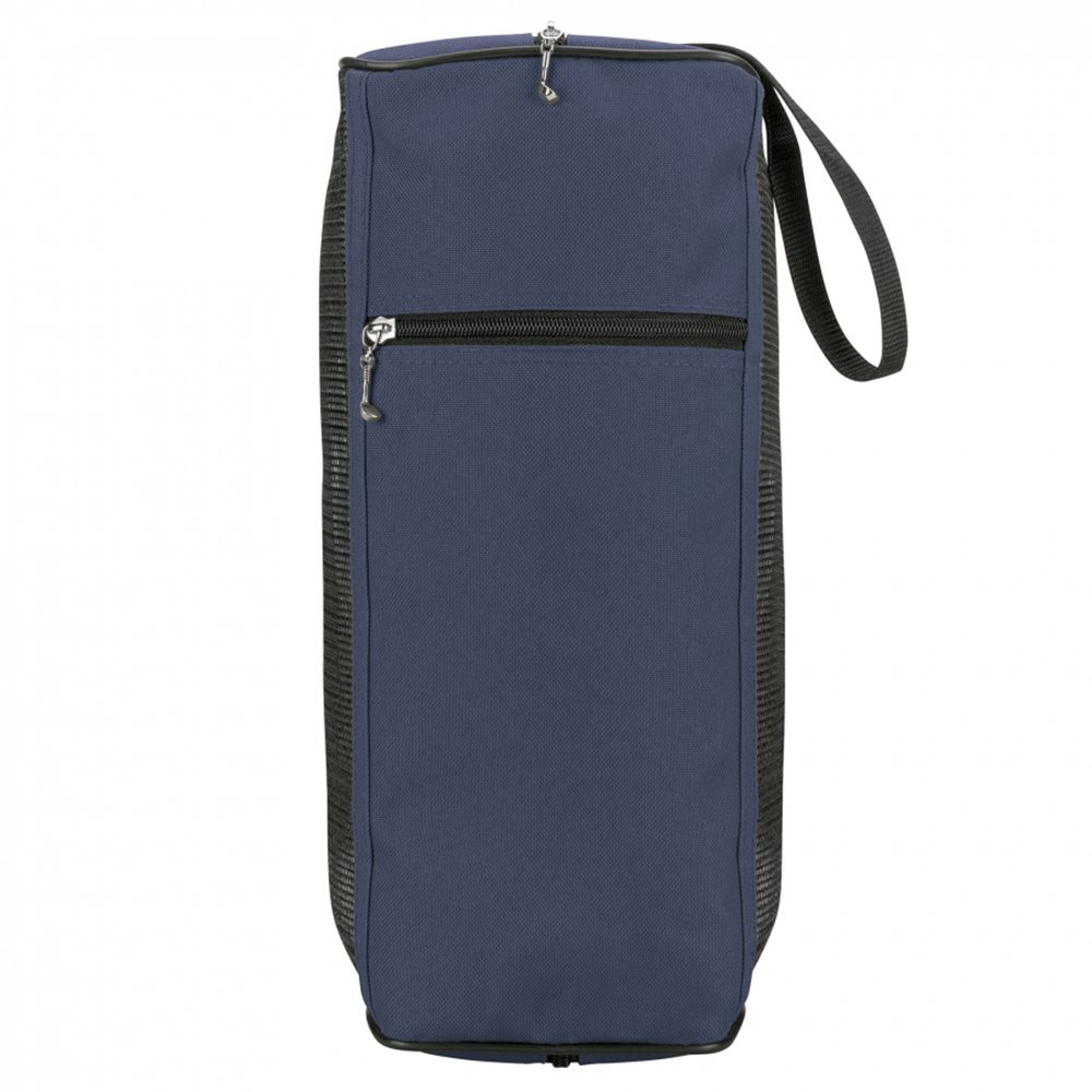 eBuyGB Large Golf Shoe Boot Bag with Mesh Panel and Golf Club Zipper Detail, Blue