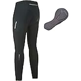 GGFLYING Mens Bike Pants 5D Padded Cycling Tights Leggings Mountain Road Bicycle Outdoor Riding Trousers Spring Autumn Winter