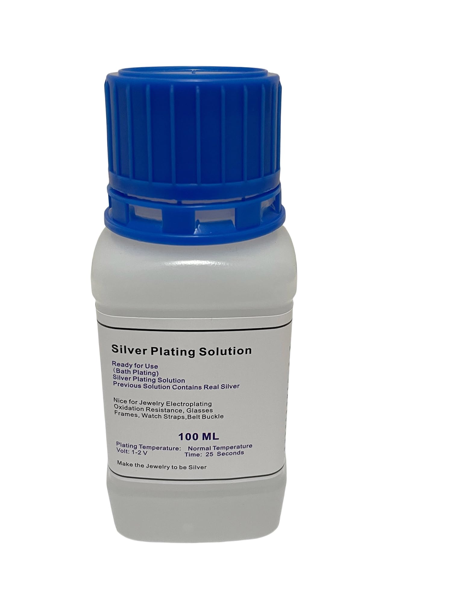 Photo 1 of #DONTPLUCKITUP 100ml Silver Bath Plating Solution for Brass, Copper and Bronze Surface Worn Silvery Contain Real Silver