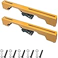 Miter Saw Mounting Brackets N087371 DW7231 use for Dewalt's DW723, DWX723, DWX724, and DWX725 DWX725B Heavy Duty Miter Saw. (2 pack) Yellow, Large