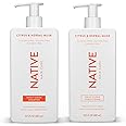 Native Shampoo and Conditioner contain Naturally Derived Ingredients | All Hair Types, Color & Treated, Fine to Dry Damaged | Sulfate & Dye Free | Citrus & Herbal Musk, 16.5 fl oz each (2 pack)
