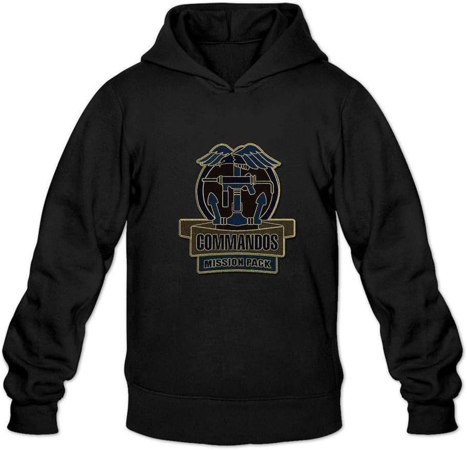 Uitgfgki Men's Commandos1 Sweatshirt Hoodie