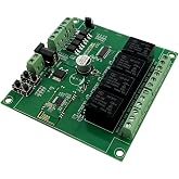 DSD TECH 4 Channels Bluetooth Relay Module for Remote Control Switch Compatible with iPhone and Android 4.3 (12V)