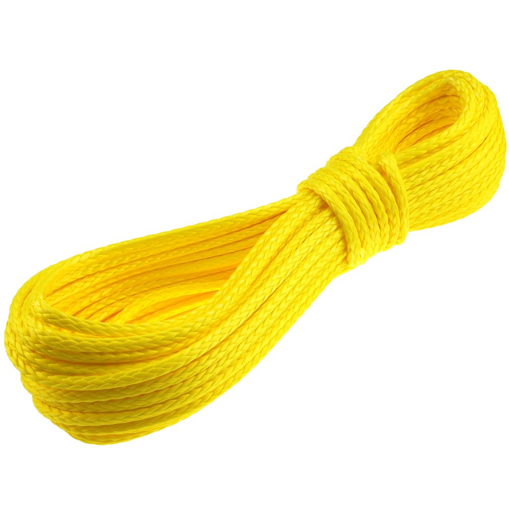 Dyneema PRO Rope Cord 5mm 10m yellow braided Amazon.co.uk DIY & Tools