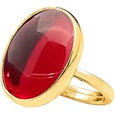 Natural Amazonite Crystal Ring 24K Gold Vermeil 925 Sterling Silver Oval Solitaire Gemstone Dainty Perseverance Crystal Virgo Wealth Statement Ring Handmade Turkish Fine Jewelry