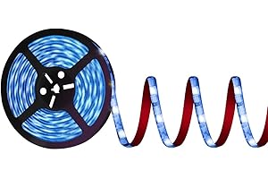 HOKIION Pontoon Led Boat Lights, 12V 20FT Marine Led Strip Lights, Waterproof Boat Interior Light, Under Gunnel Lights, Boat Deck Light, Night Fishing Lights with and Extension Cable for Boat (Blue)