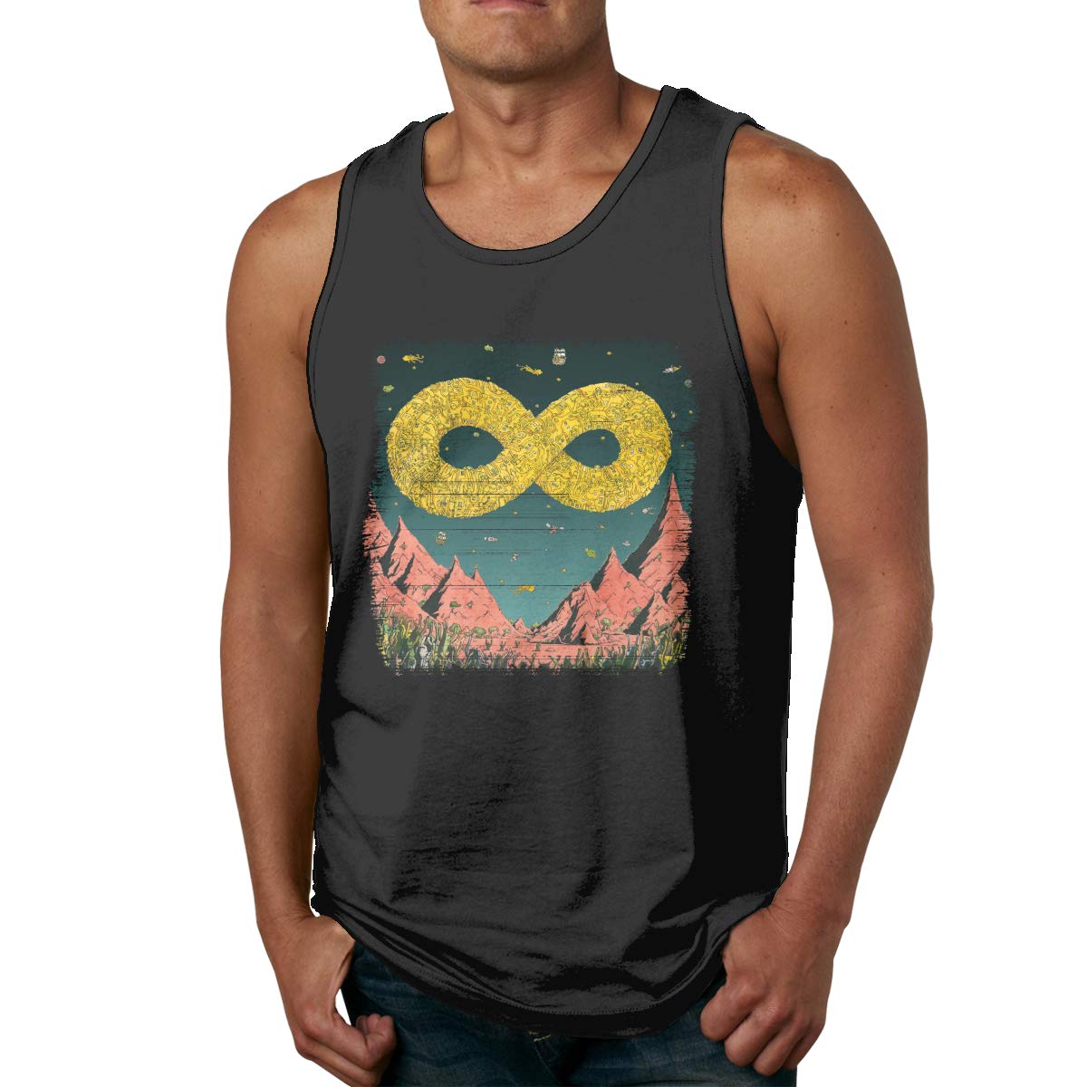 Dance Gavin Dance Mothership Tank Tops For , Stretchy Sleeveless Shirt Low Workout Running