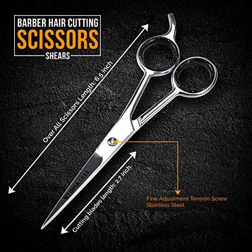 4 Professional+Barber+Cutting+Scissors+6+5+Inch