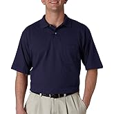 Jerzees Men's SpotShield Short Sleeve Preshrunk Polo Shirt