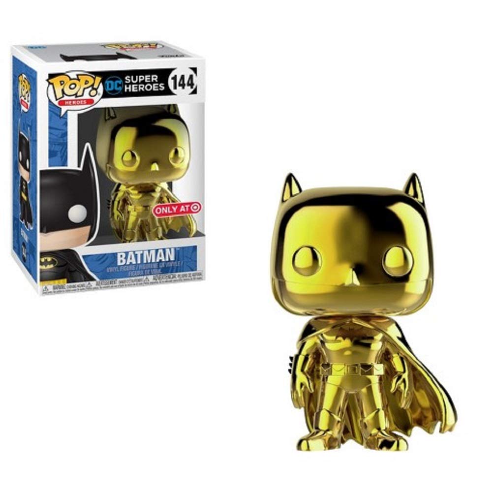 Funko Pop! Heroes: DC Super Heroes - Batman #144 (Gold Chrome)