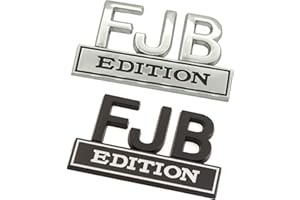 LYDVEGZ 2 Pack Edition Emblem 3D Fender Badge Decal Car Truck Replacement for Universal Vehicle, Car, Truck, SUV Black and White