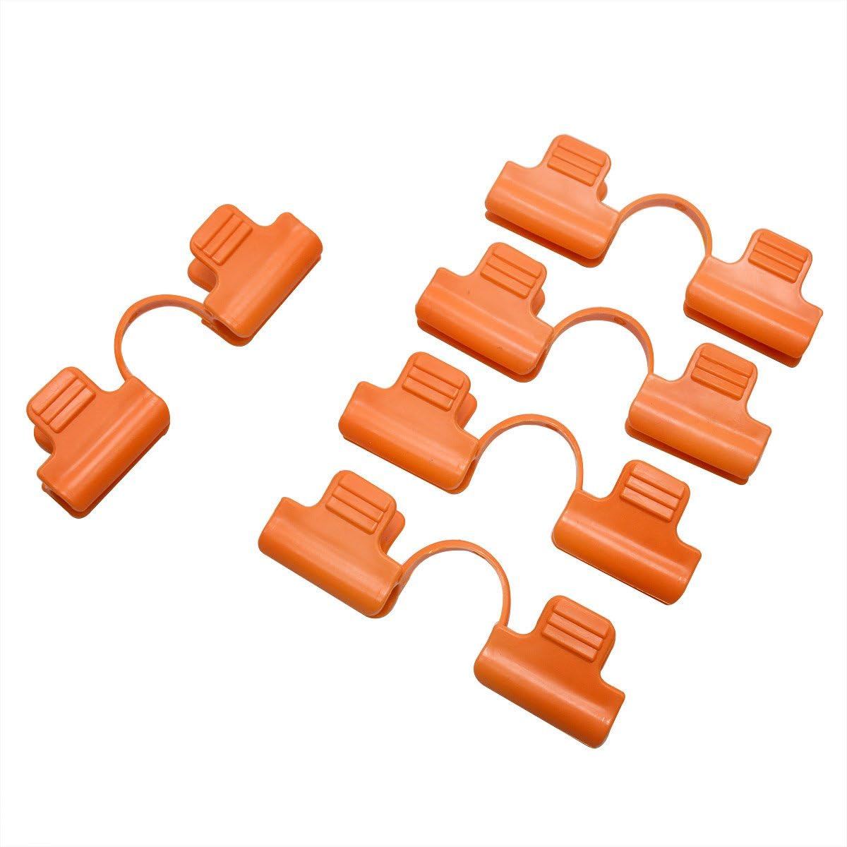 12Pcs Garden Hoop Clips Snap Clamp Netting Cover Trellis for 11MM Plant