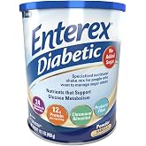 Enterex Diabetic Ready-to-Mix Nutritionally Complete Powder &ndash; No Added Sugar, Gluten Free, Vanilla Flavor, 400g (7 Servings)