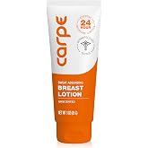 Carpe Sweat Absorbing Breast Lotion, Anti-Chafing &amp; Under-Breast Dry | Sweat-Absorbing Breast &amp; Skin-Fold Lotion, Helps Control Under-Breast Sweat, Anti-Chafing &amp; Stain Prevention