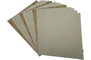 AutKerige 3000 Grit Wet Dry Sandpaper, 9 x 11 Inch Sanding Sheets, 15PCS Premium Silicon Carbide Sand Paper for Wood Metal Ce