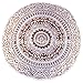Trade Star Exports Golden Mandala Print Floor Cushions Cover Decorative Throw 32