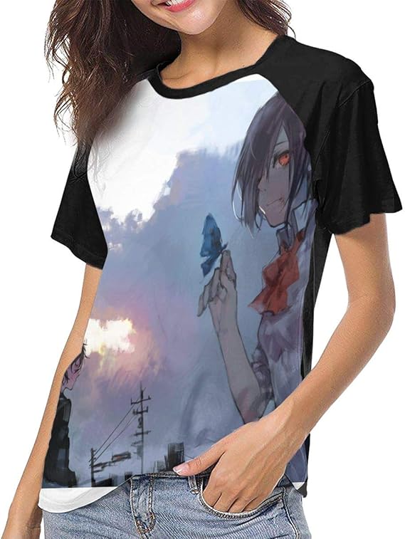 Amazon Co Jp 東京喰種トーキョーグール 霧嶋 董香 野球 Tシャツ 女 半袖 丸首 吸汗速乾 伸縮性 通気性 オシャレ ファッション スポーツ 個性的 スポーツ アウトドア 服 ファッション小物