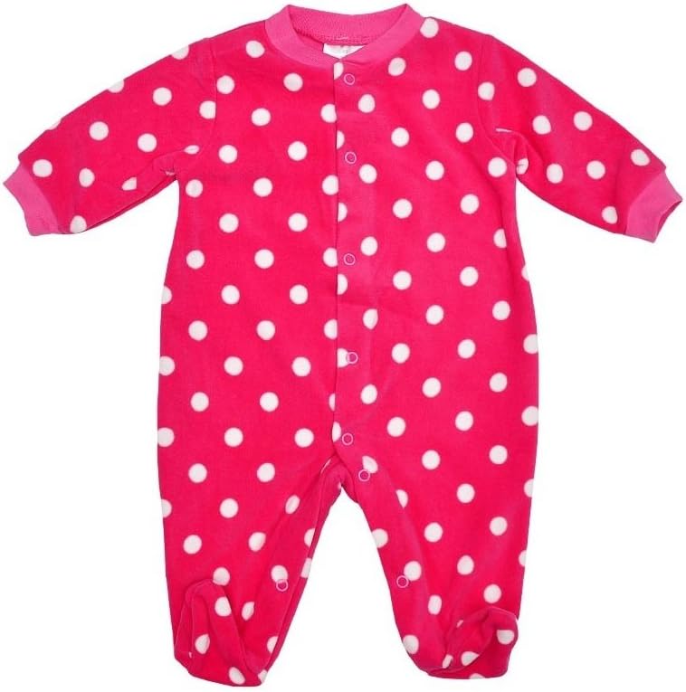 girls fleece sleepsuit