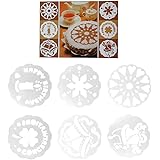 Kuchen dekorieren - Broschüre mit 5 Dekoschablonen: Amazon.de: Dr