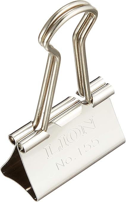 Amazon ライオン事務器 バインダークリップ No 155n 大 10個入 シルバー 文房具 オフィス用品 文房具 オフィス用品