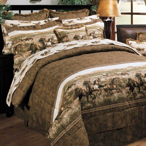 Karin Maki Wild Horses 3 Piece Comforter Set Size: Queen