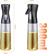 GRIFEMA Glass Oil Bottle 300ml with Precision 1g Sprayer GE2002B-300 view 2