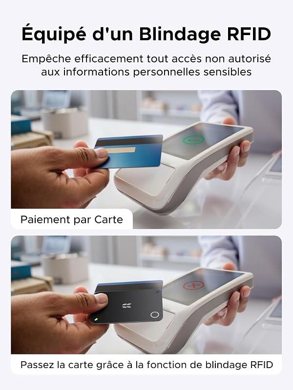 FineTrack Slim Duo 2 Wallet Tag iOS Find My et Android Find Hub