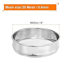 PATIKIL 30 Mesh Lab Sieve, 8" Diameter Test Sieve