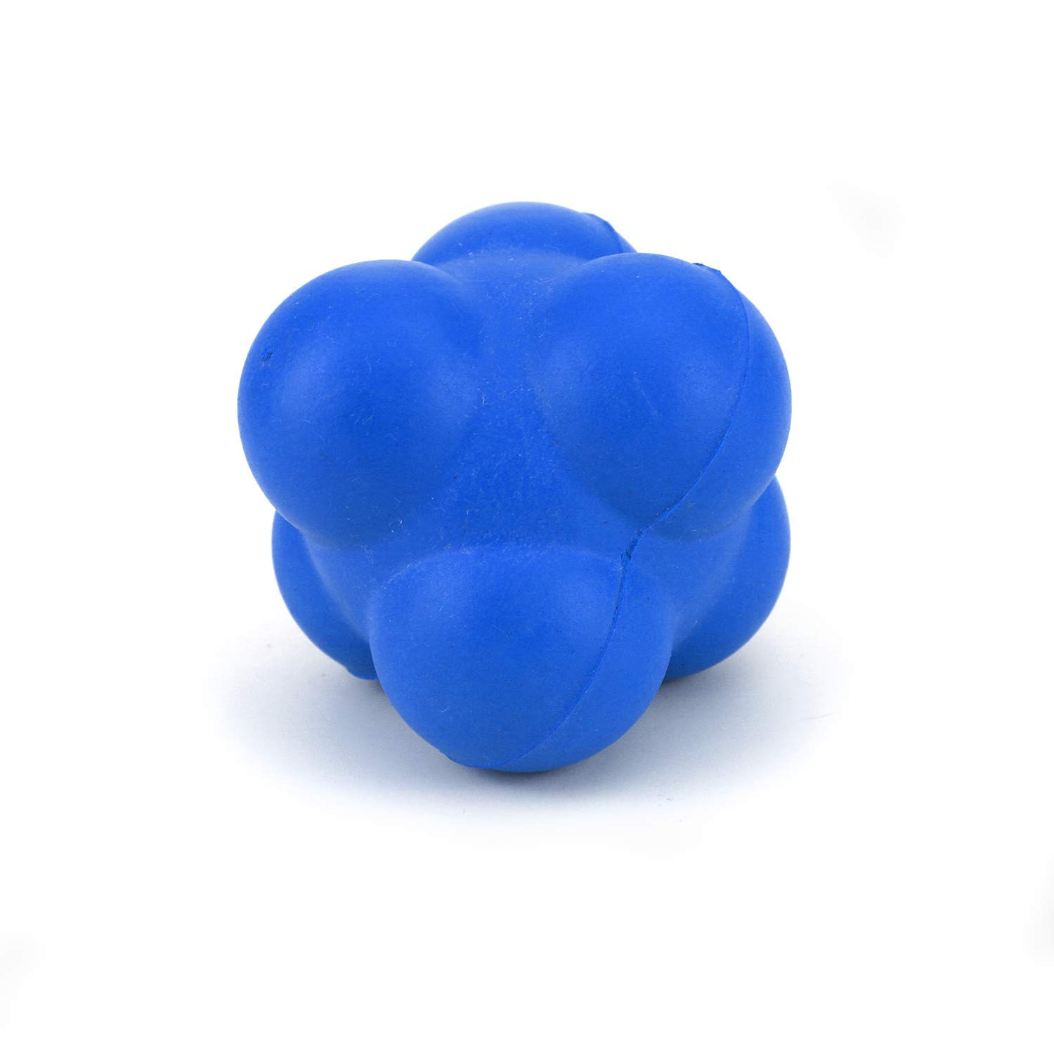 Splay Large Training Reaction Ball with 6 Sides | Used for Hi-Bounce Agility Trainer | Speed Reaction Skills & Hand-Eye Coordination, Improve Speed Awareness For your Routine Practice - Blue Color
