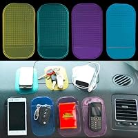 10 Tappetini Antiscivolo Magici Per Cruscotto Auto &ndash; Supporto Per Cellulare E GPS &ndash; Nero