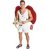 Morph Cupid Costume Men With Cupid Bow and Arrow, Bachelor and Valentines Day Costumes Men, Adult Cupids Wings