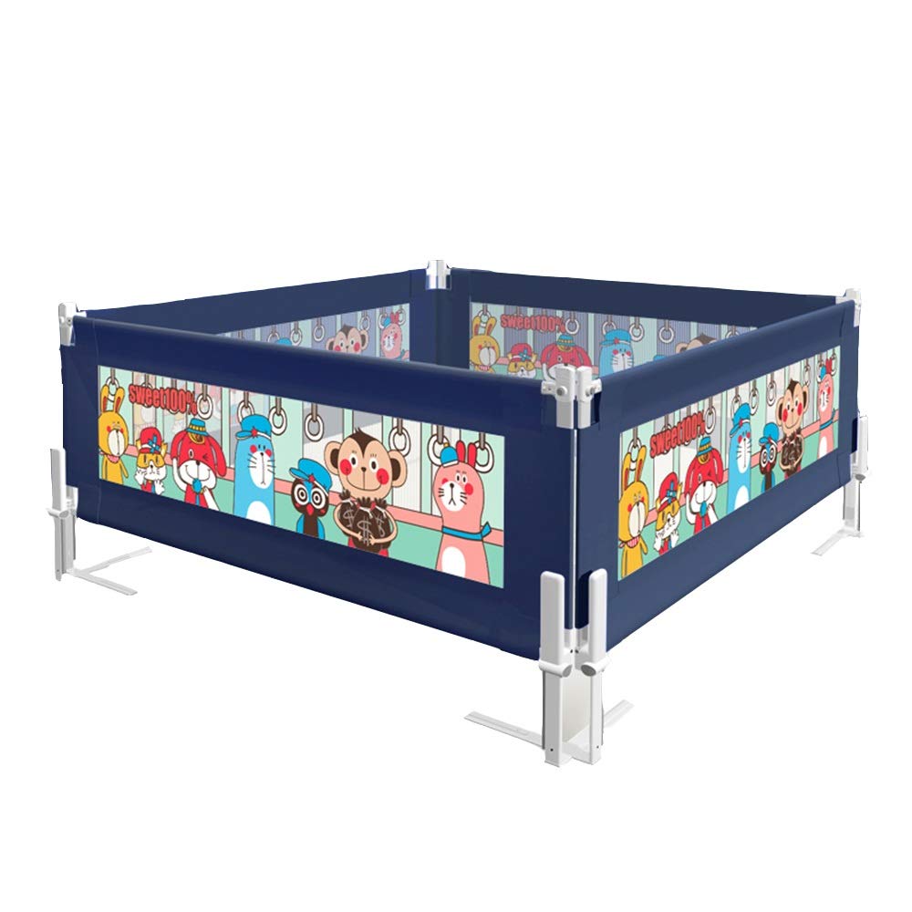 上等な ベッドガードフェンス B07r14c5wf 赤ちゃんの幼児のための赤ん坊の屋内家の通気性のある網のためのベビーサークル 安全柵 汚れ防止 落下防止の 洗濯できる活動センター 期間限定キャンペーン Www Aiq Aiq Com Mx