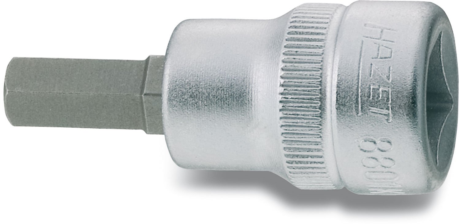 HAZET 8801K-10 Hexagon Profile Screwdriver Socket - CVD-Tin Coated