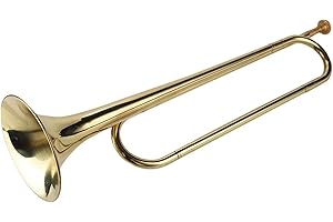 CRYFOKT Cavalry Trumpet Trumpet Bugle Orchestra Music Instrument Orchestra Music with Trumpet Cleaning Teenagers Children for Students Beginner
