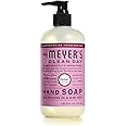 MRS. MEYER'S CLEAN DAY Hand Soap, Made with Essential Oils, Biodegradable Formula, Peony, 12.5 fl. oz
