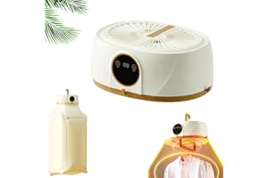 Automatic Ironing Machine, Iron for Clothes, Portable Clothes Dryer Upgraded, with Remote Control for Apartment, Fast Drying 