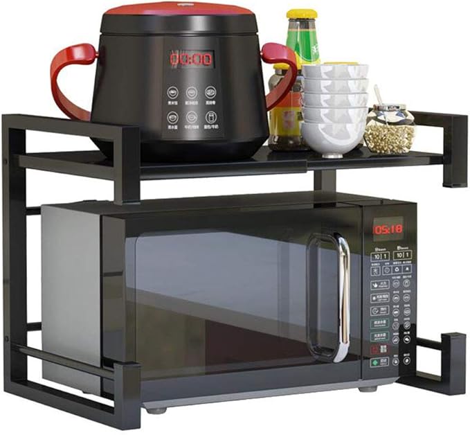 estantes microondas cocina