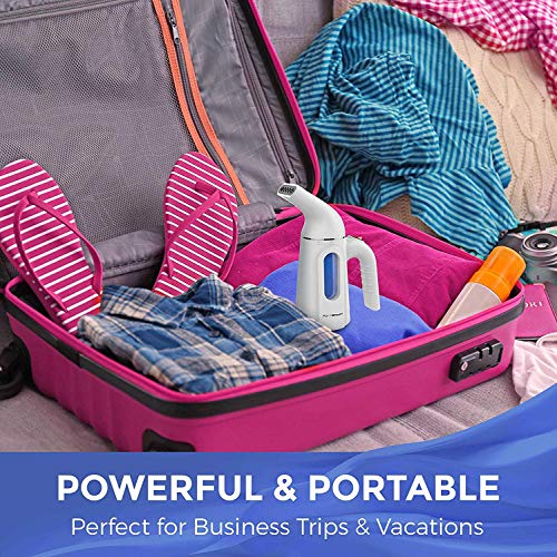 PurSteam Travel Steamer for Clothes. Highest Quality, Fastest Heating InfaTherm Technology , 8-in-1, Wrinkle Remover- Clean- Sterilize-Refresh- Treat-, Auto Off - Thumbnail 6