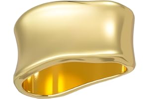 Winsyison Silk Scarf Ring, Metal Silk Scarves Shawl Clip, Minimalist Geometric Scarf Slide Buckle Brooches Clothing Accessories for Women- Gold