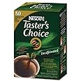 Nescafe Taster's Choice Instant Coffee, Decaffeinated, 80 Count Single Stick