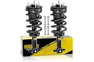 OREDY Front Pair Complete Struts & Coil Spring Assembly Replacement for 2014-2018 Silverado 1500 & Sierra 1500 RWD Only - 139112