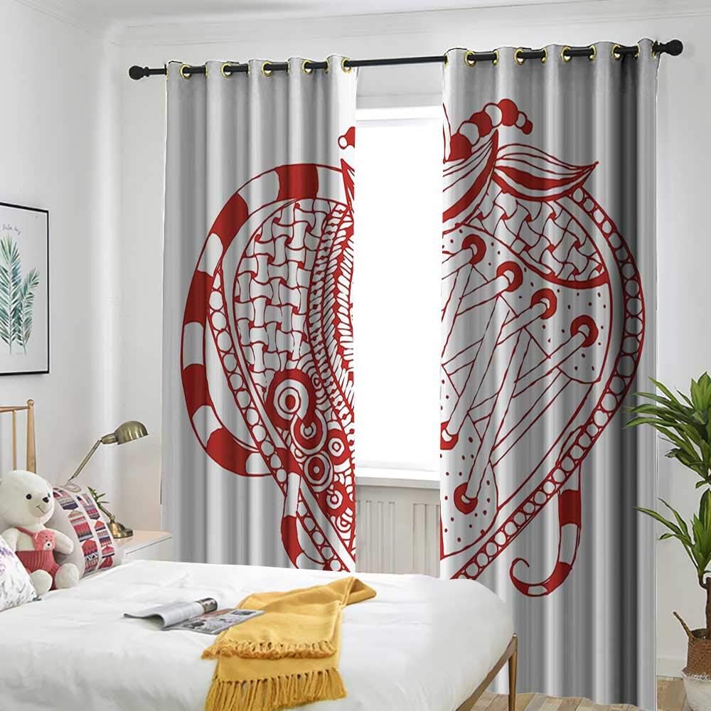 Amazon Com One1love Modern Doorway Curtain Heart With Ornamental