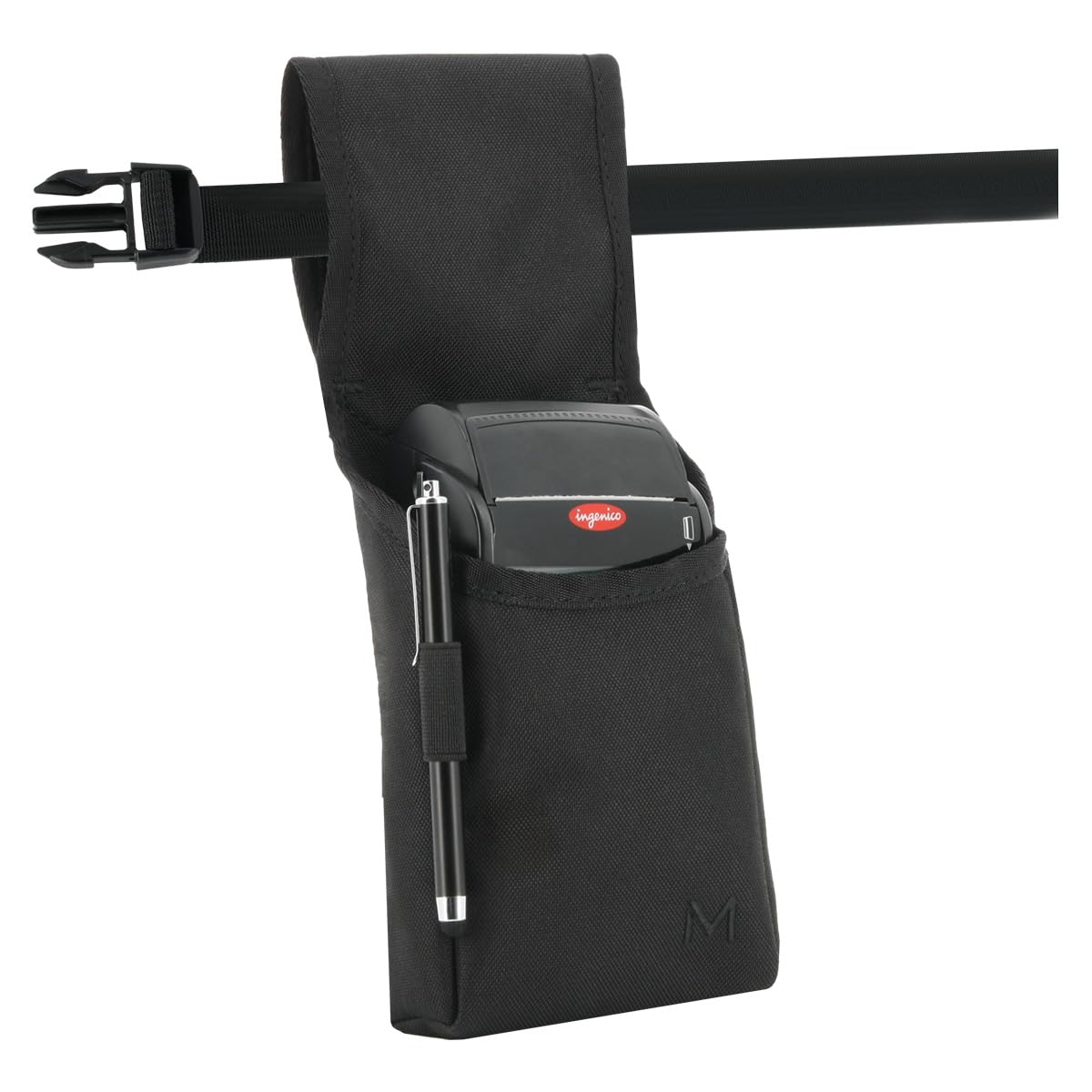 Mobilis Holster for POS Card Reader with Belt Universal Case for Payment Terminals & Mobile Scanners, 1 Compartment, Device Dimensions Max 11 x 27 x 5 cm