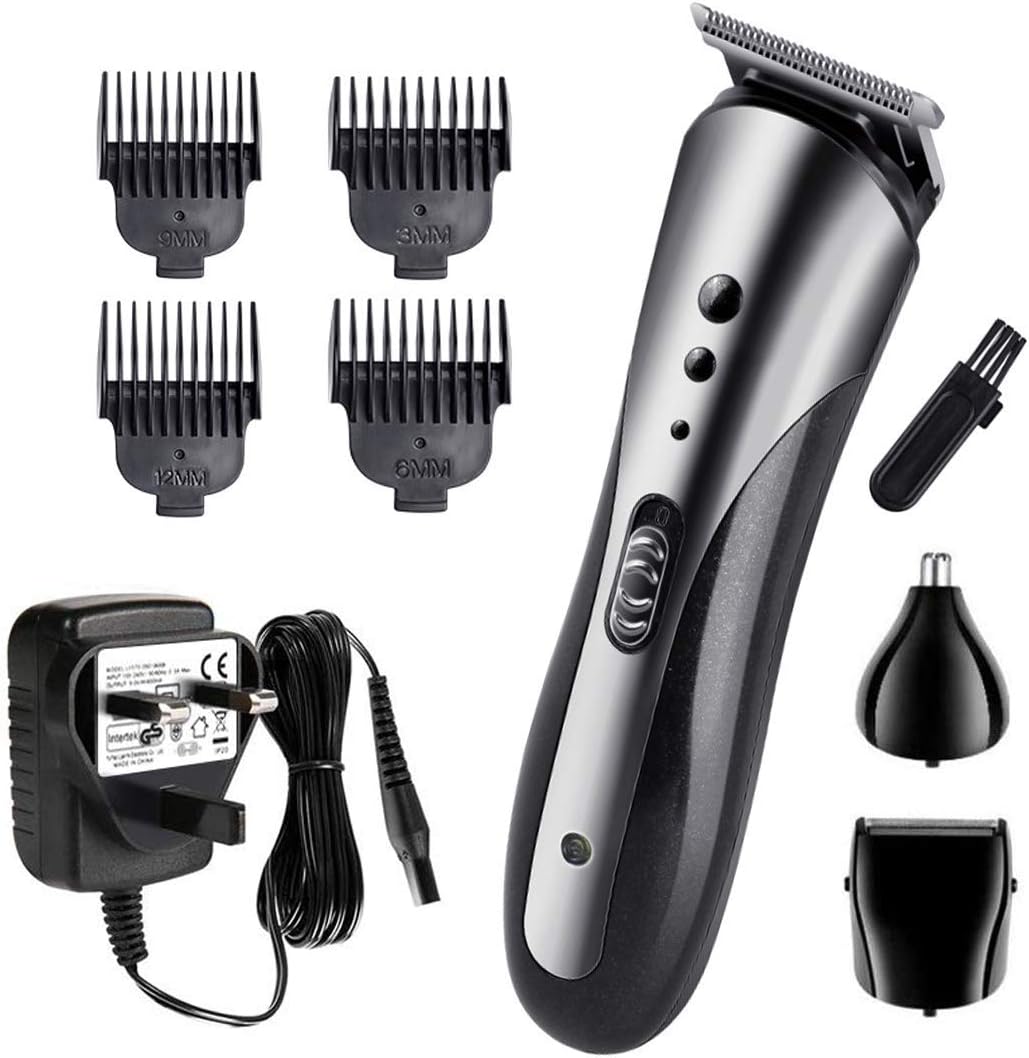 Hair Clippers Men Professional Cordless Clippers Haircut Hair Trimmer Kit Rechargeable Head Shaver for Adult and Kids Beard Trimmer Men Waterproof Haircut Tool