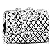 Authentic BELLA FASCINI Designer Purse Quilted Chain Bead Charm - 925 Silver - Fits European Bracelets